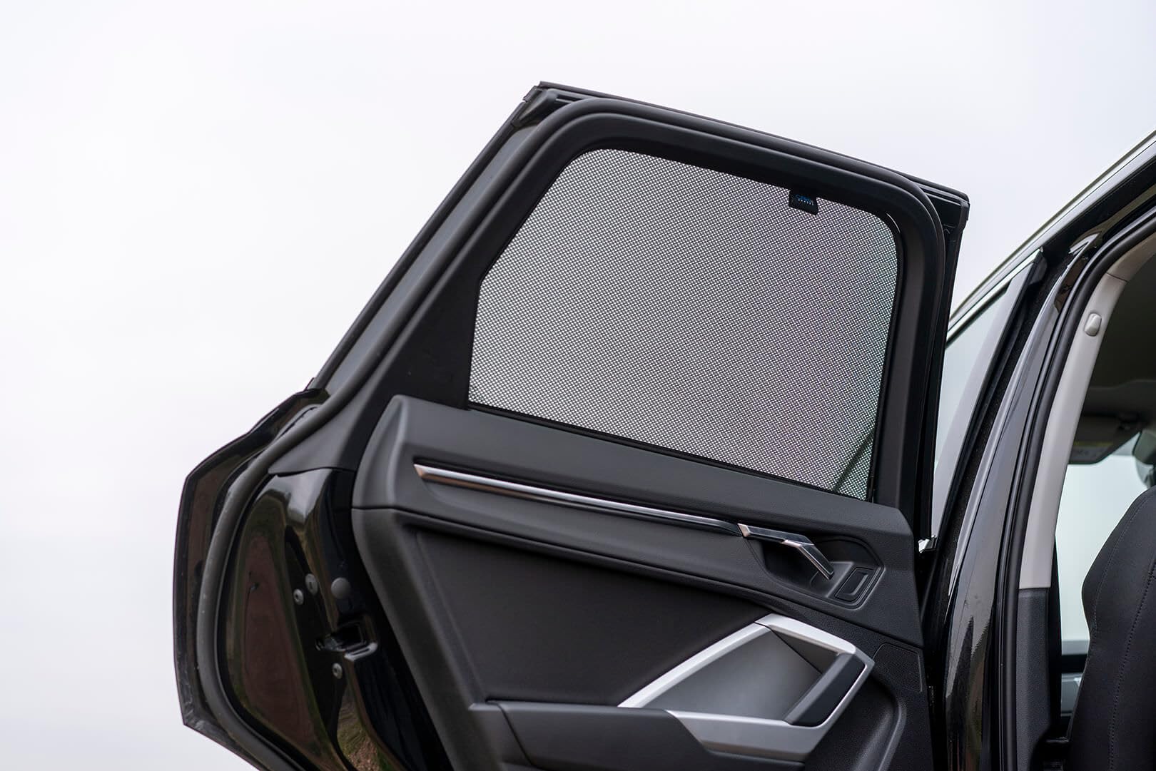 CAR SHADES Set (Porte Laterali Posteriori) Compatibile con Audi Q3 (F3B) 2019- (2-Parti) Tendine Parasole su Misura