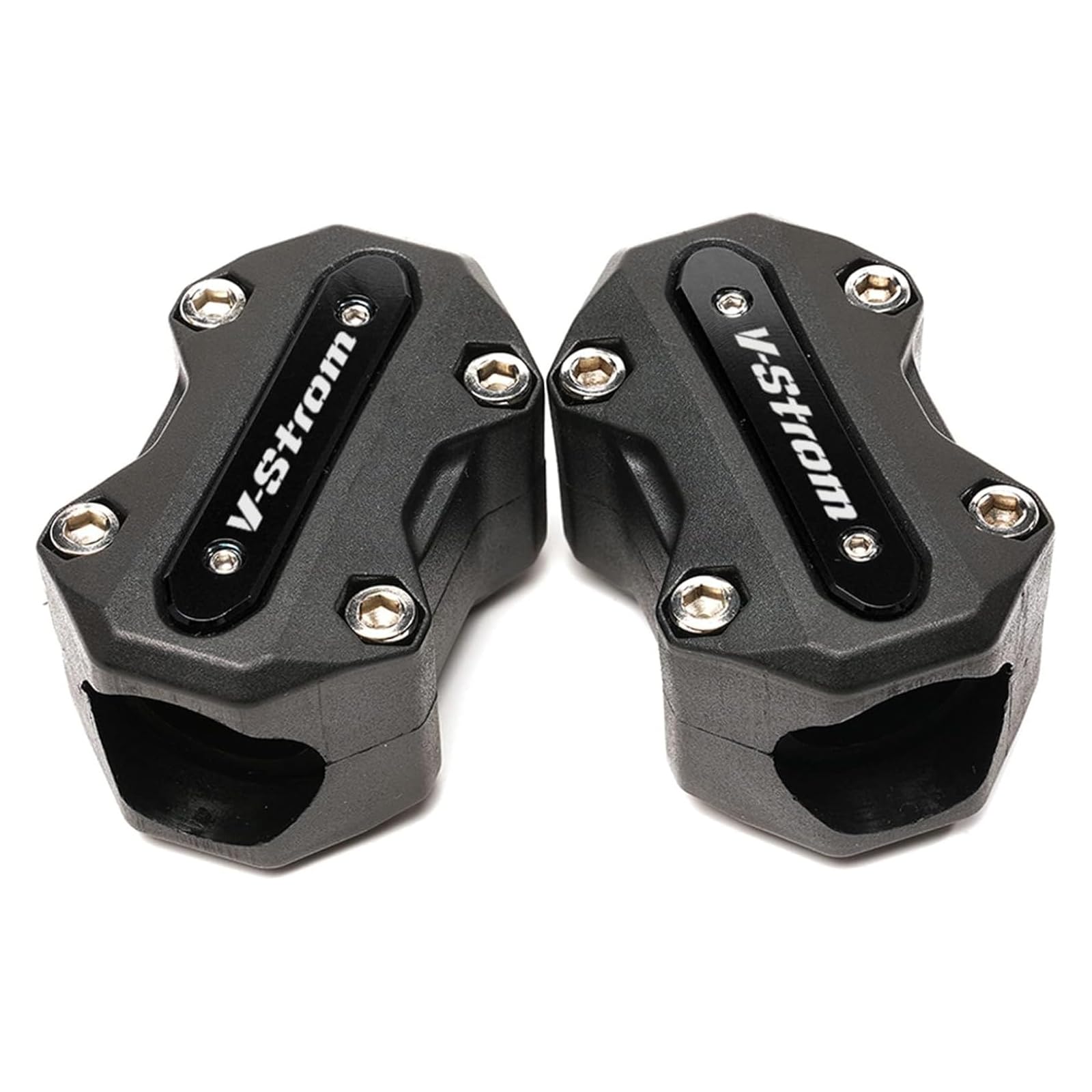 Pour Suzuki V-Strom 650 / XT DL650 DL1000 V Strom 1000 / XT Vstrom 1050 / Pare-chocs de moto Crash Bar Slider (Noir)