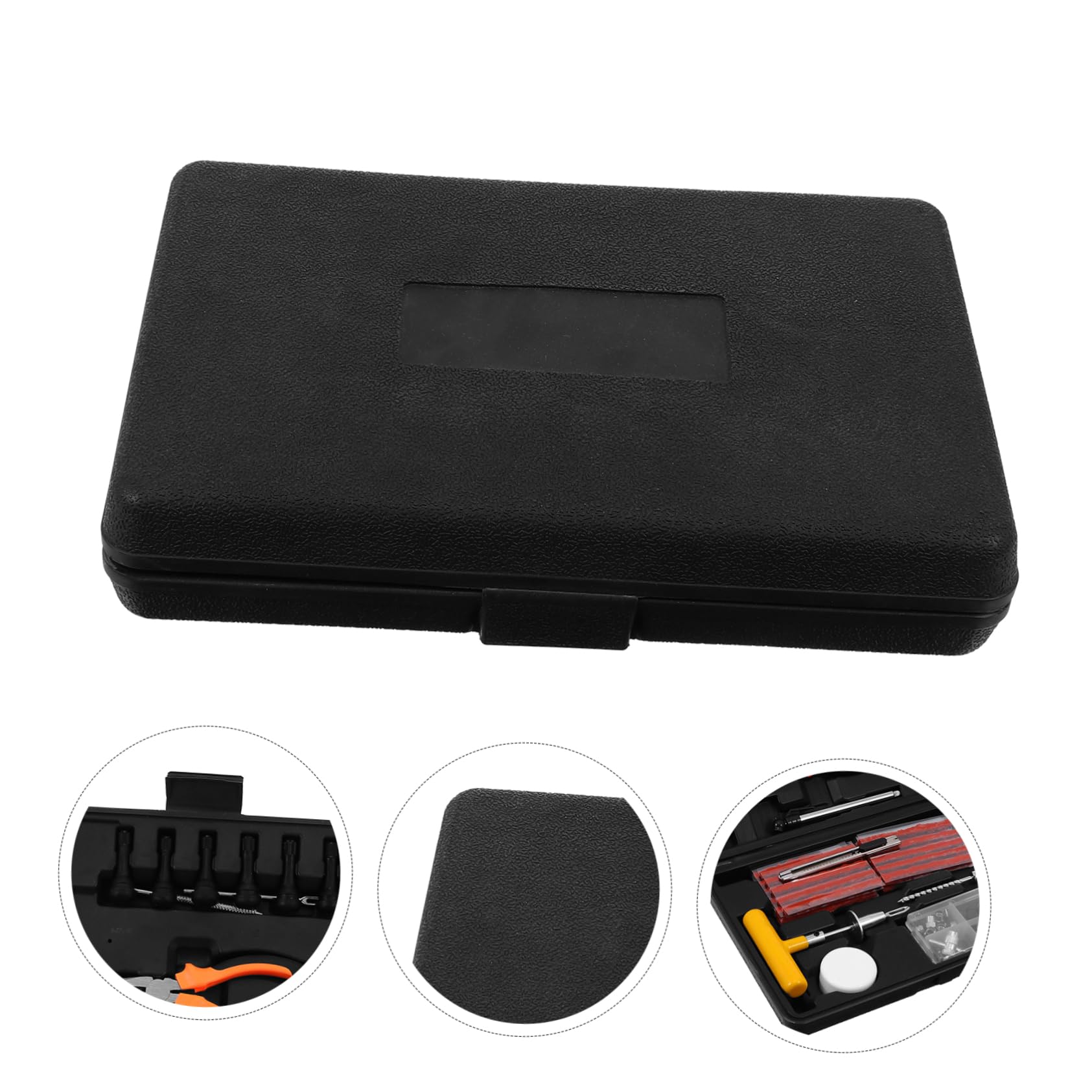 Kit di Riparazione Pneumatici Auto 100 Pezzi in Acciaio e Gomma | Kit di Riparazione Pneumatici Auto, Portatile e Facile da Usare, per Riparazioni Auto in Qualsiasi Momento