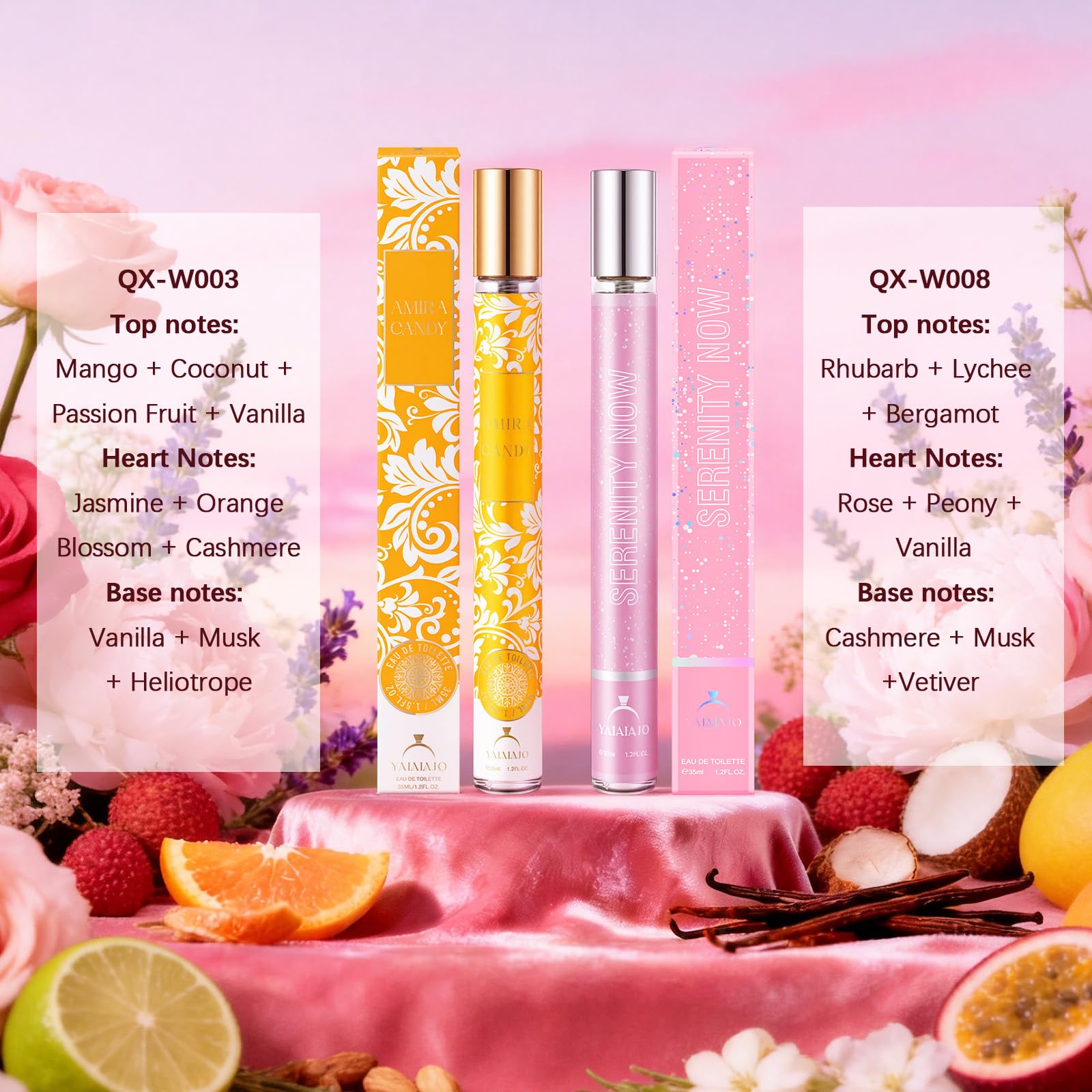 10 pièces parfum premium cadeau pour femmes set d'eau de toilette pour dames, mini parfums pour dames avec notes florales, fruitées et boisées, parfum de voyage cadeau pour filles mères