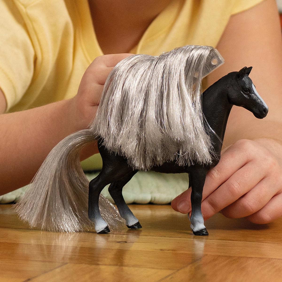 SCHLEICH 42652 Hair Beauty Horses Gray, from 4 years, HORSE CLUB Sofia's Beauties - Accessory, 2 pieces, Grau, 6.3 inches - Image 2