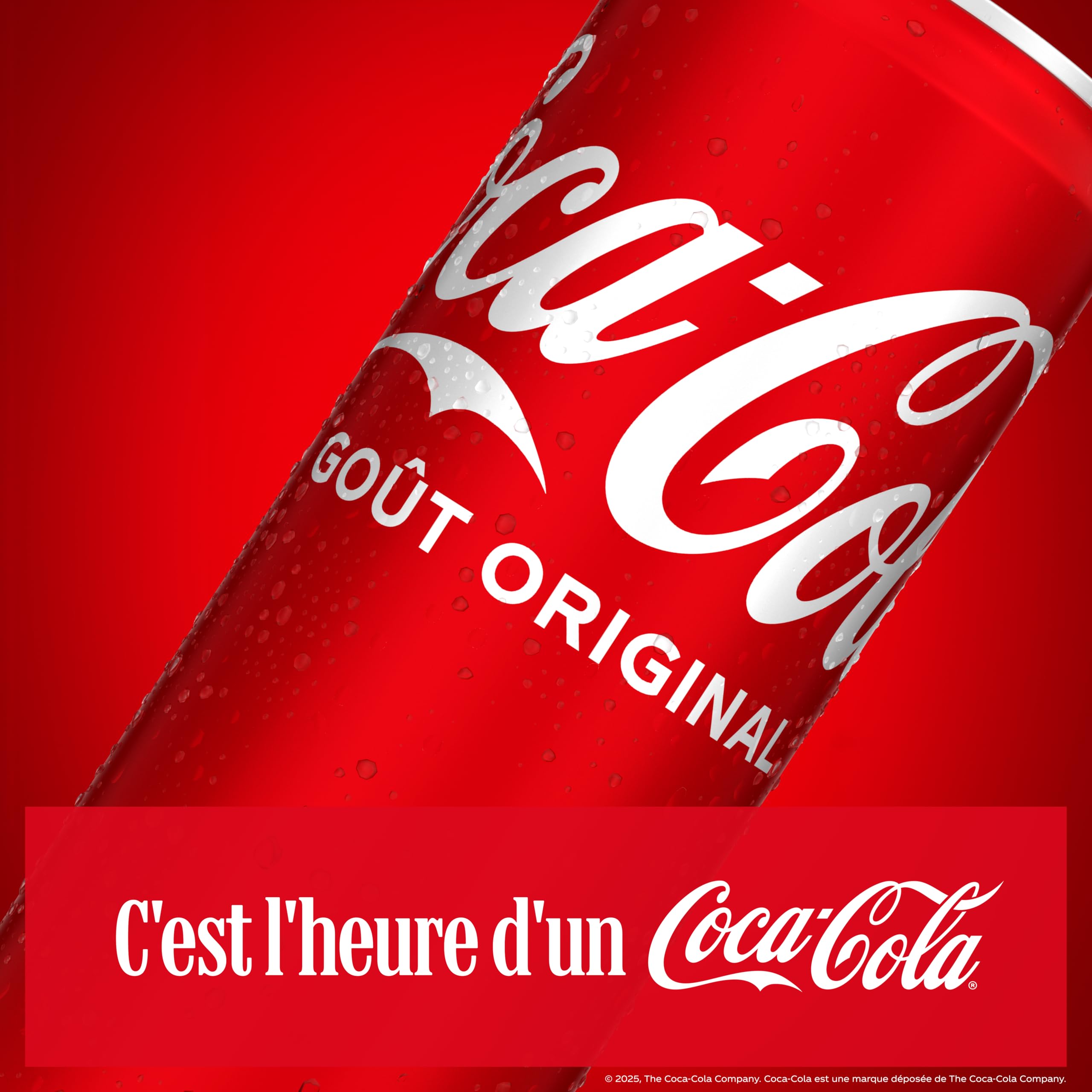 Coca-Cola - Boisson gazeuse, 20 canettes de 33 cl