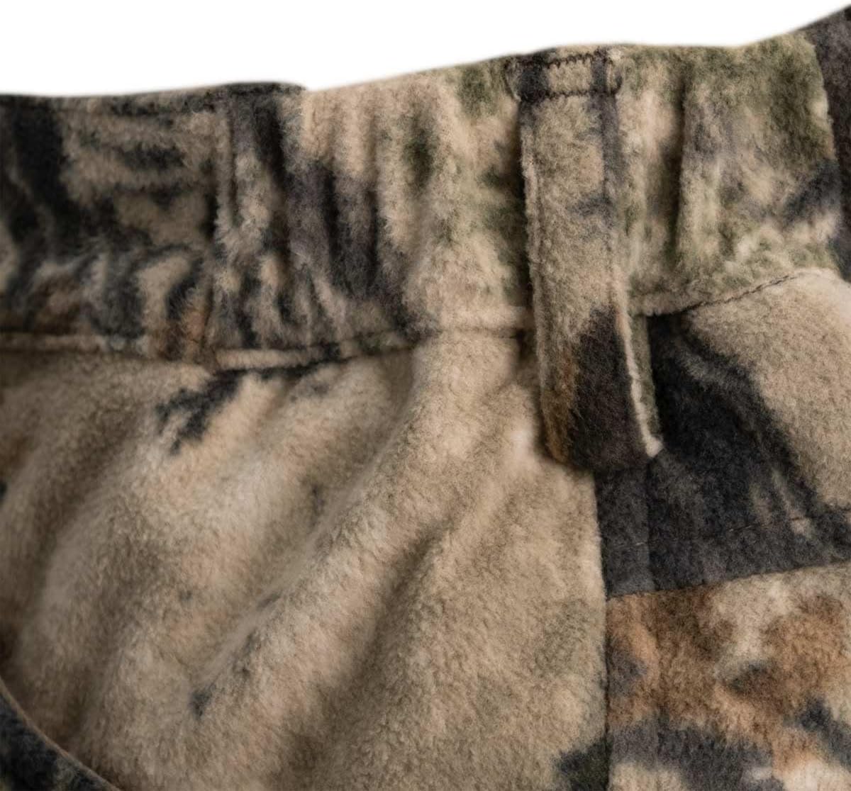 ScentLok Wind Brace Pro Insulated and Windproof Fleece Camo Hunting Pants - Image 5