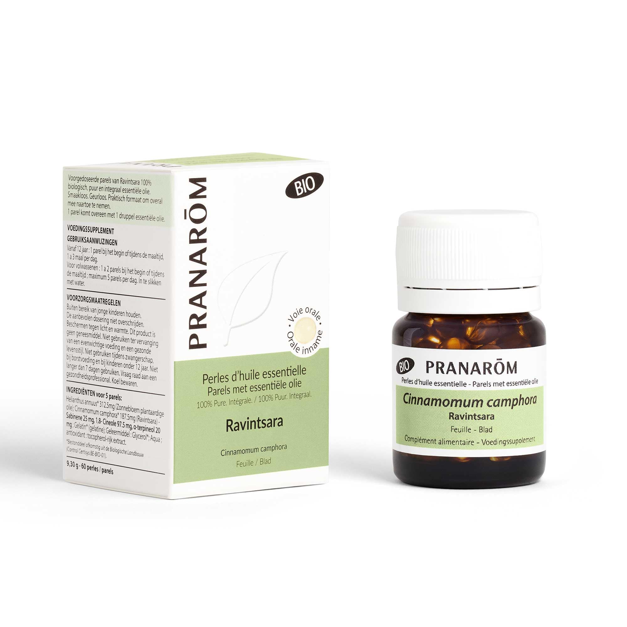 Pranarôm Perles Ravintsara Bio 60 Perles