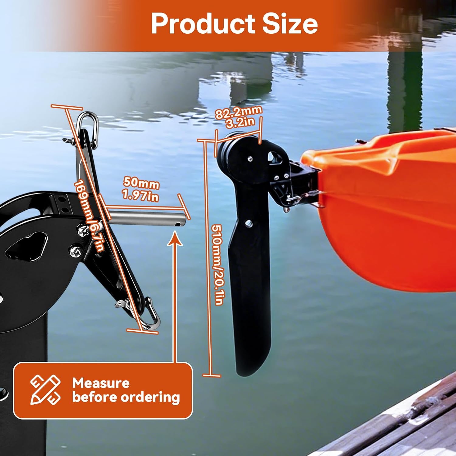 Fishing Boat Rudder Fishing Kayak Rudder Fishing Boat Steering Rudder Kayak Boat Rudder Kit Vane Rudder Set for Sea Kayaks Fishing Boat Ship