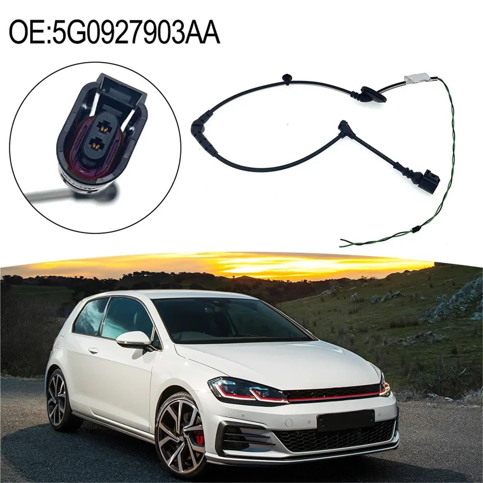 Czujnik prędkościCzujnik prędkości skrzyni biegów Do Golf R32 Do GTI 2015 2017 Do Siedzenia 2013 2016 Wiązka Przewodów Czujnika Prędkości