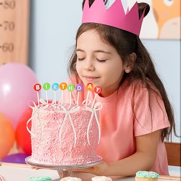 20 Pieces Beige Cake Bows Beige Ribbon Cake Toppers Ribbon Cake Decorations Ribbon Cake Picks for Birthday Wedding Anniversary Party Cake Decoration