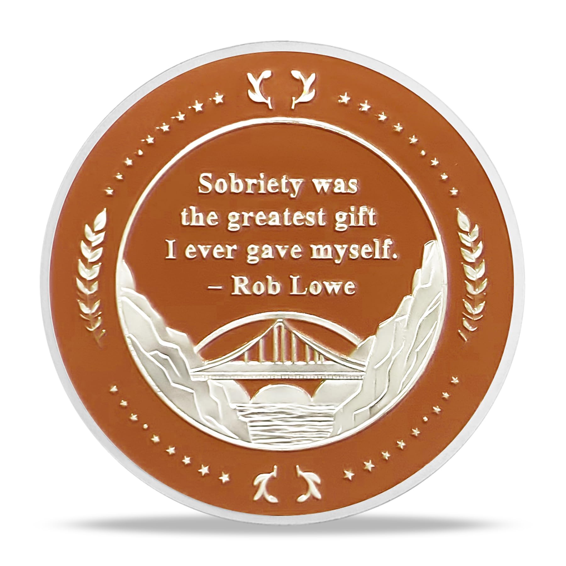 Pièce De Sobriété 10 Ans - Challenge Coin AA NA HA - Cadeau Sobriété Homme Femme