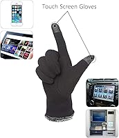 Vista 3 de Dimore Winter Gloves for Women with Touch Screen Fingers Warm Thick Texting