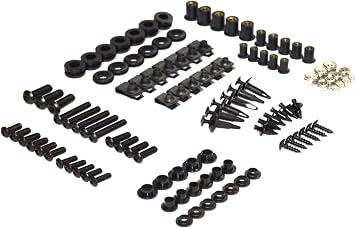 Black Complete Motorcycle Fairing Bolt Kit For Honda CBR600RR 2009-2012 Body Screws, Fasteners, and Hardware
