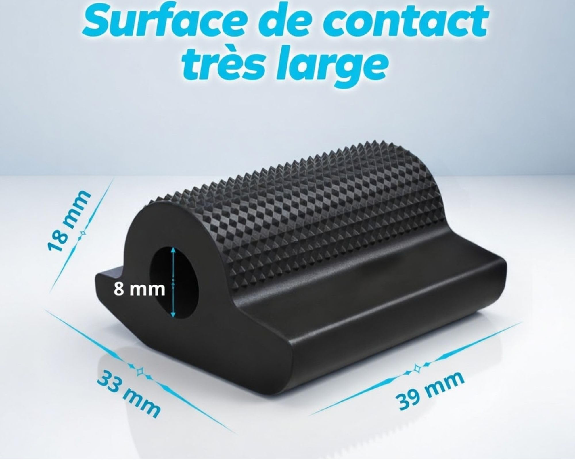 Ugozen Manicotto Gomma Pedale Protege Scarpa Moto, Punta di Protezione Selettore di Velocità Moto Antiscivolo Nero Larghezza 39mm e Diametro Interno 8mm