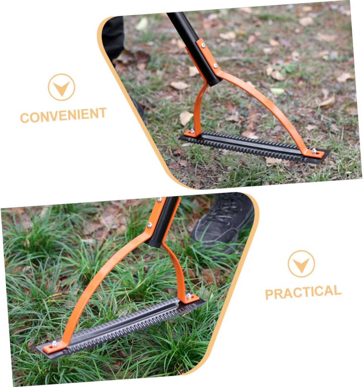 BESPORTBLE Manual Grass Whip Blades Lawn Weed Cutter Heavy Duty Grass Whip for Garden Weed Cutting Tool