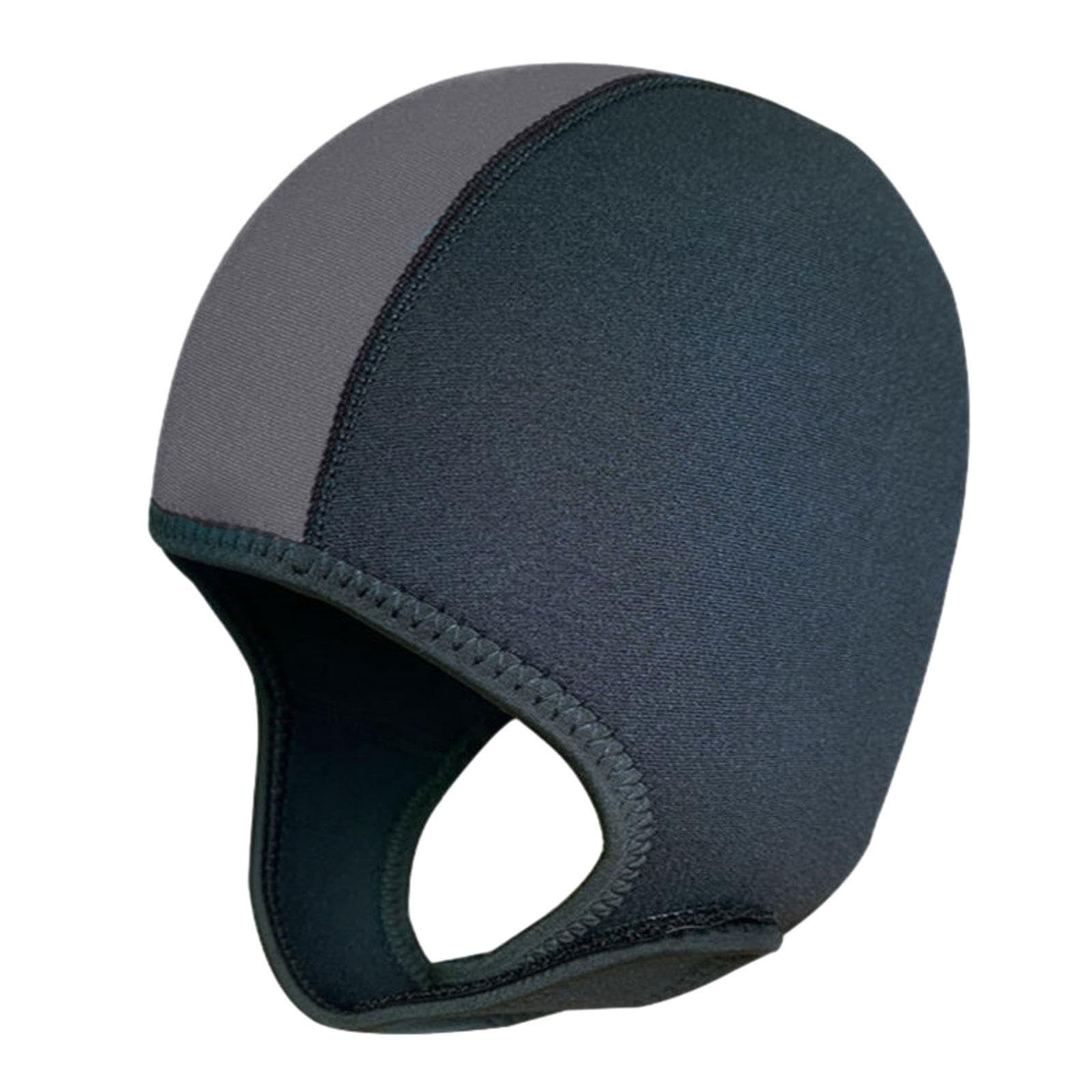 RNXRZANK Thermal Wetsuit Hood for Diving Suitable for Canoeing and Snorkeling, Black Gray