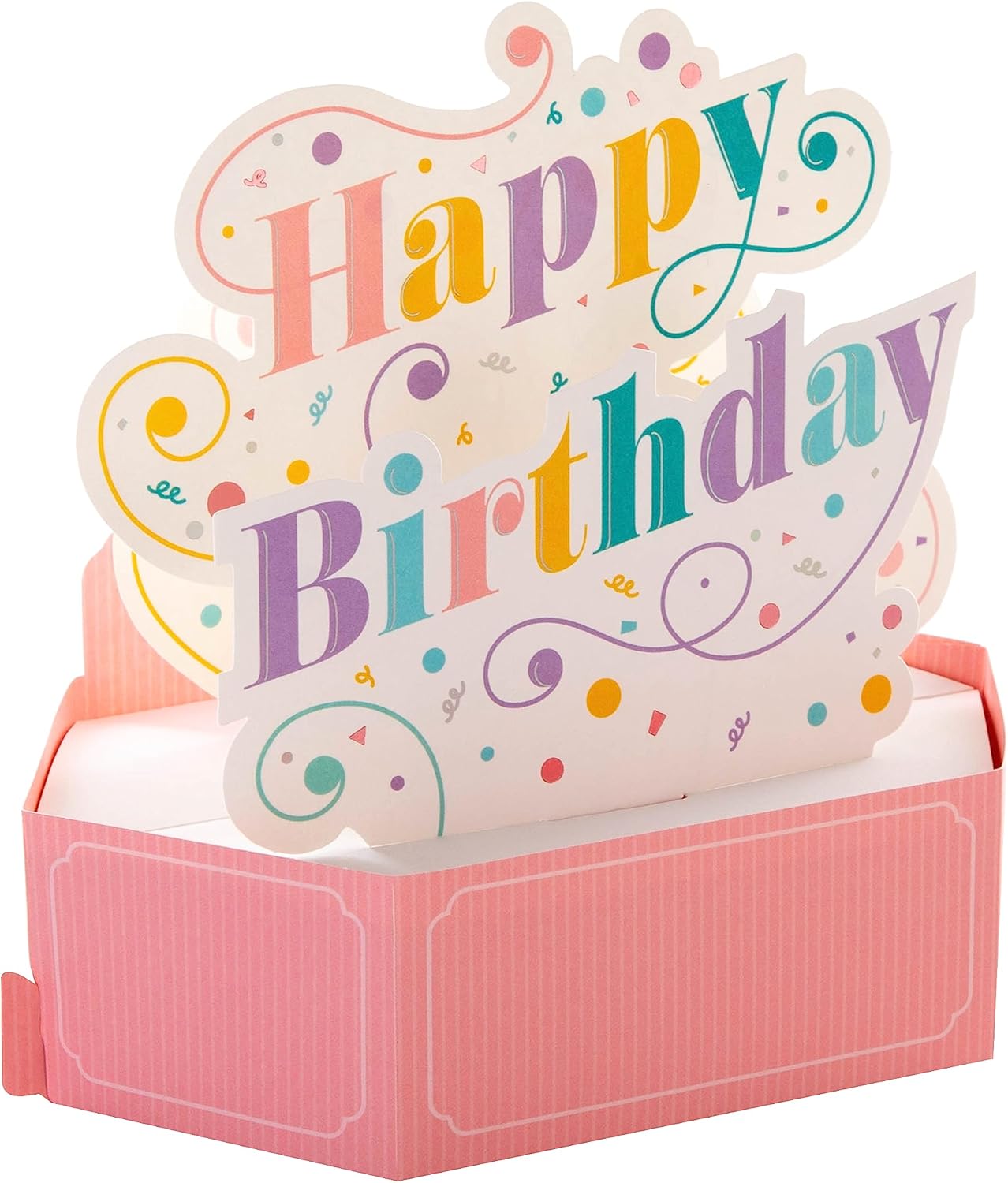 Hallmark Paper Wonder Birthday Card - 3D Pop-Up Colourful Banner Design