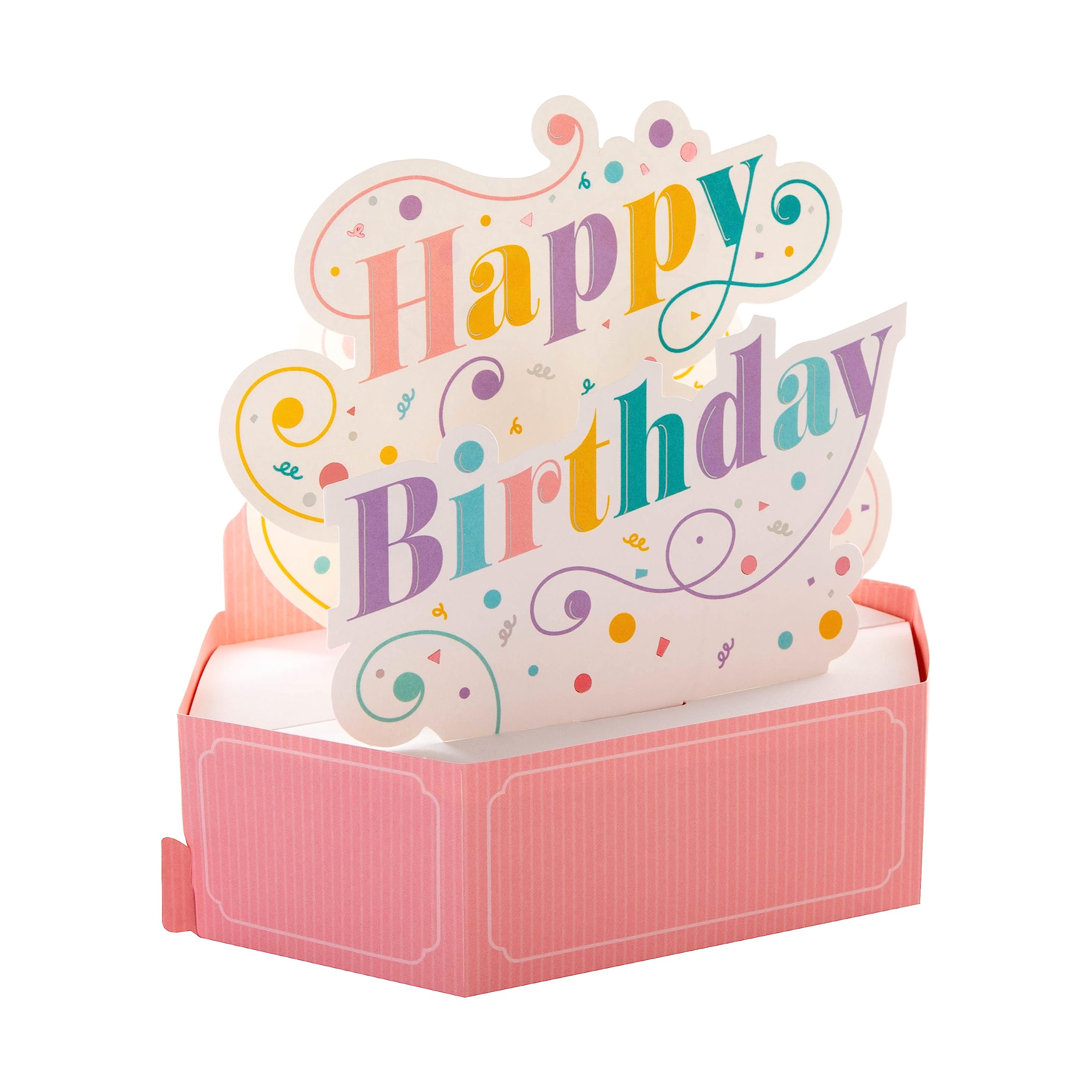 Hallmark Paper Wonder Birthday Card - 3D Pop-Up Colourful Banner Design