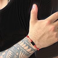 Vista 10 de Black Tourmaline Adjustable Cord Bracelet for Men and Women Protection Jewelry Good Luck