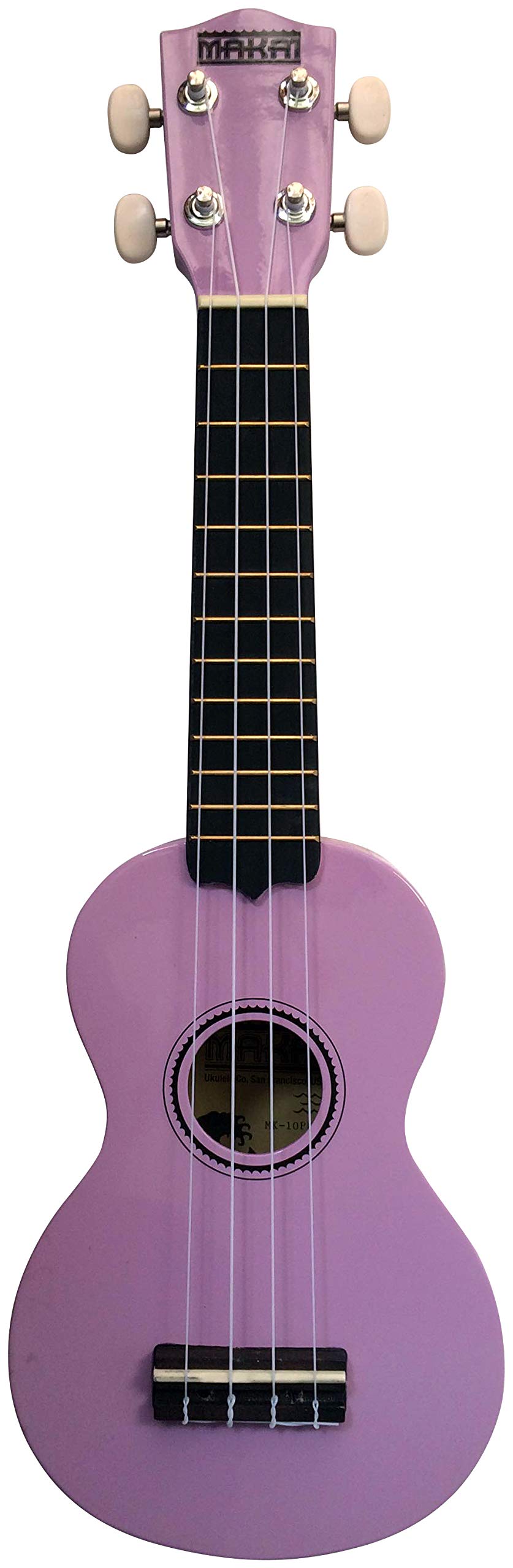 Makai MK-10PP - Ukelele soprano de caoba, color morado