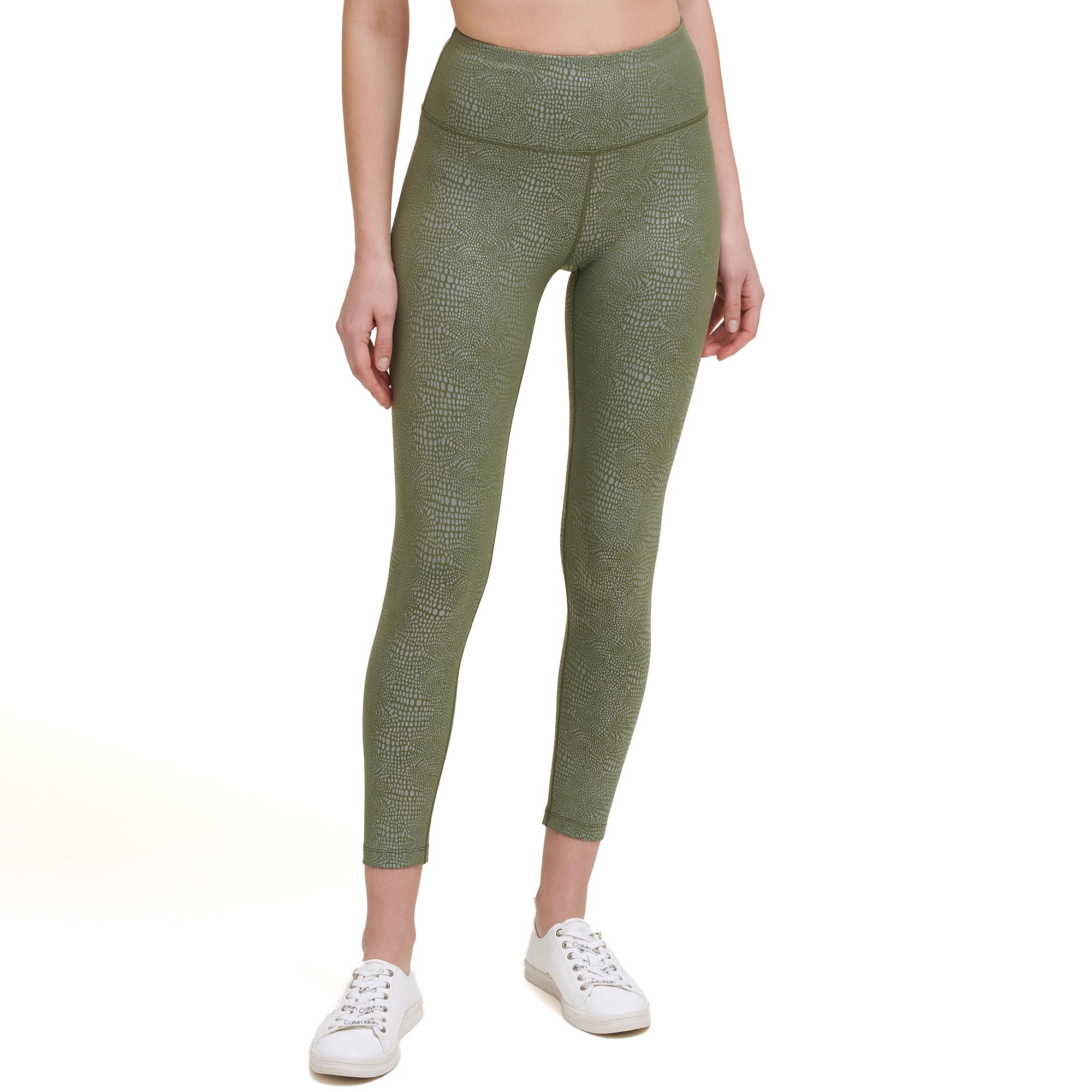 Calvin Klein - Print Side Pocket High Waist 7/8 Legging Tight, Pantaloni Donna