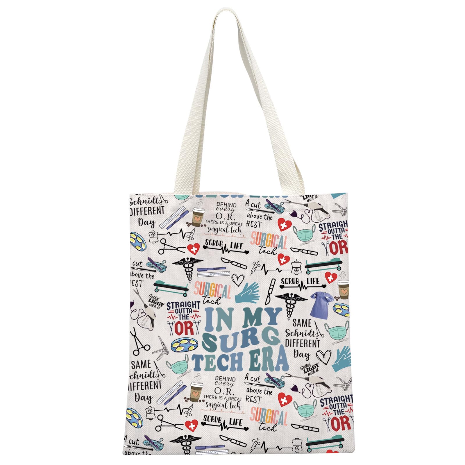 Surg Tech Era Tote - Makeup Bag Gift for Surgical Technologist, Nurse, Doctor