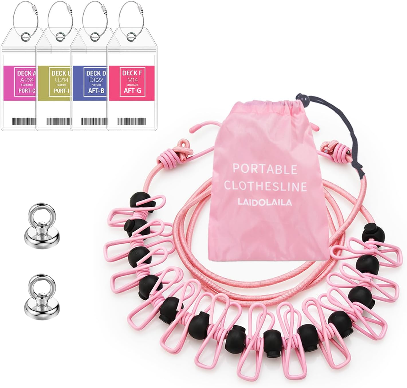 Amazon.com: Magnetic Retractable Clothes Line for Cabin - Approved 2025 ...