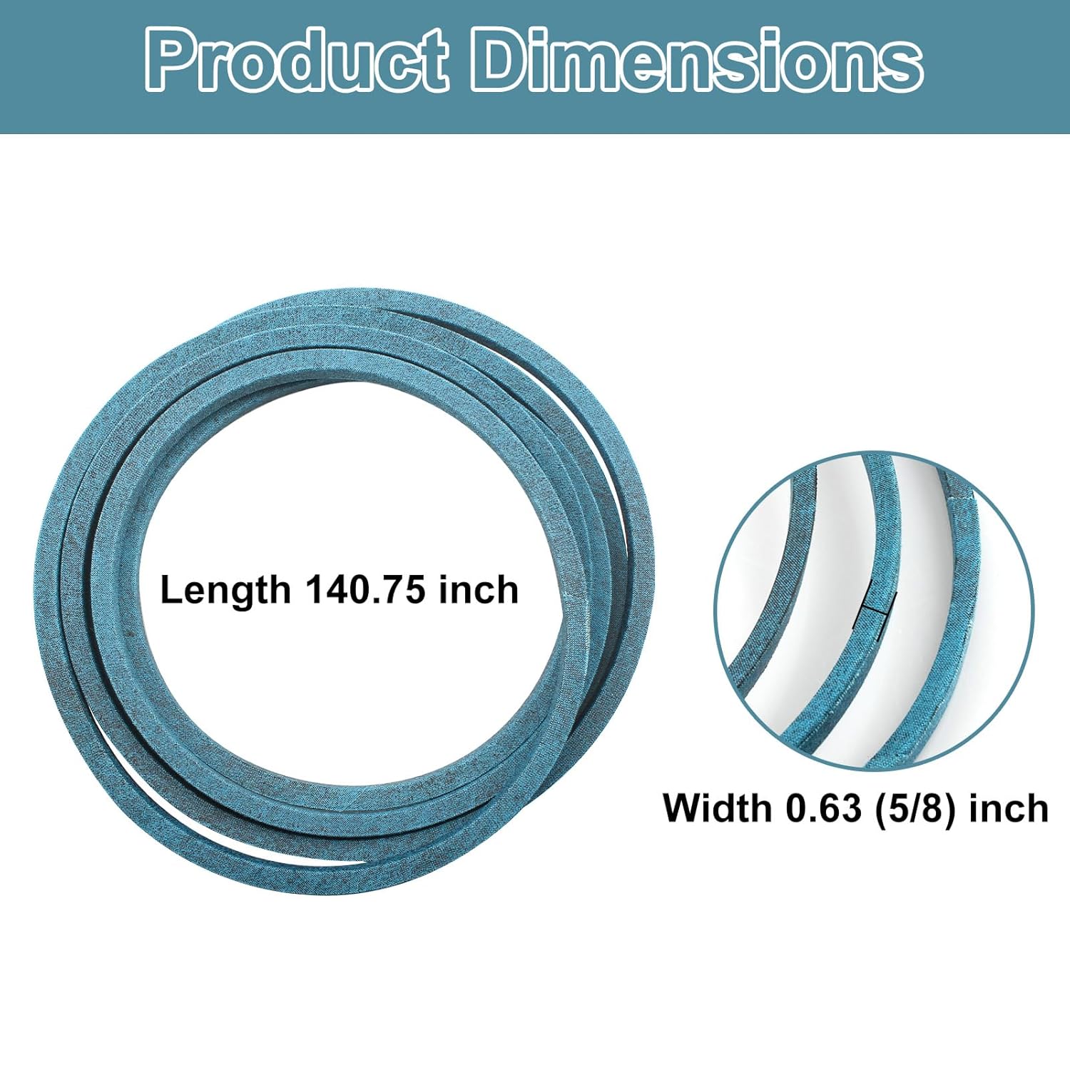 791988 Mower Drive Replacement Belt for Hustler Raptor 931899 932004US 933077 934414 934513US 934794 934802 934893 935759 936492 936500 937771 937862 (1 pcs)