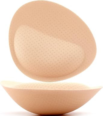 Nimiah Bra Pads Inserts Breast-Enhancer - 1 Pair Super Thick Push-up Boob Cup Add Instant Volume for Flat Chest Unisex