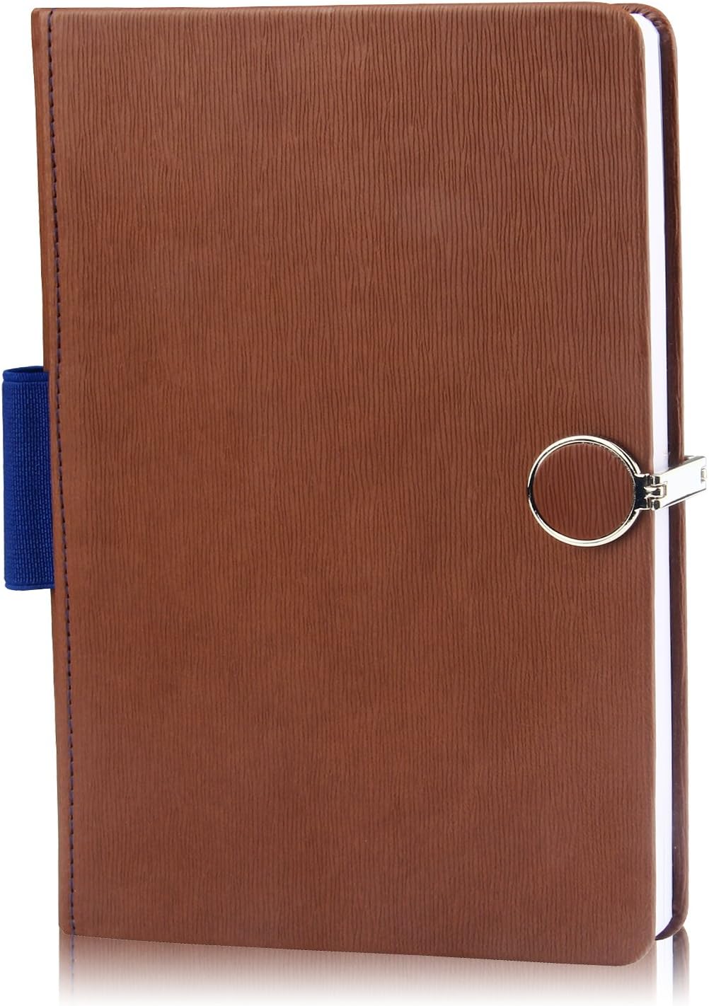 100 Sheets/ 200 Pages Classic Hardcover Writing Business Planner Notebooks and Journals with Pen Loop, Calendar, Page Dividers, A5 (8.3x5.1In) for School, Office Supplies