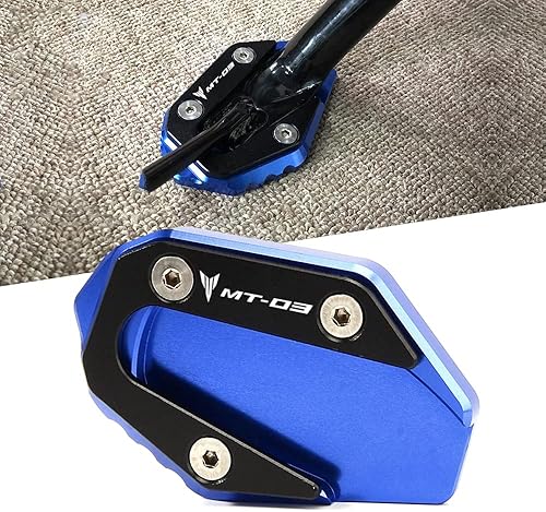 Accesorios de motocicleta con soporte lateral para Yamaha MT03 MT 03 2016 2017 2018 2019 2020 placa de extensión de soporte disponible en Yaxa Peru