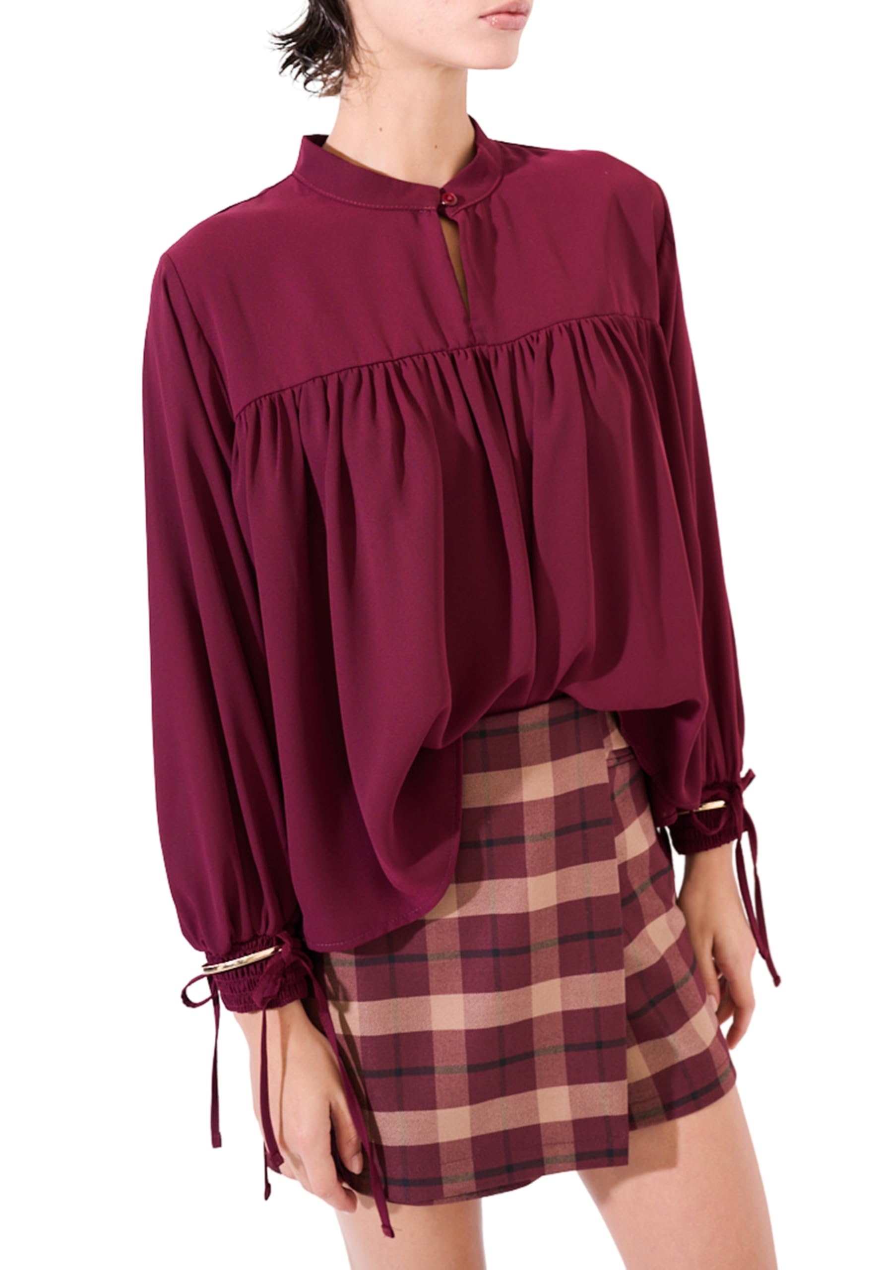 Casacca Donna Ampia Collo Coreana Art. KXCS1475