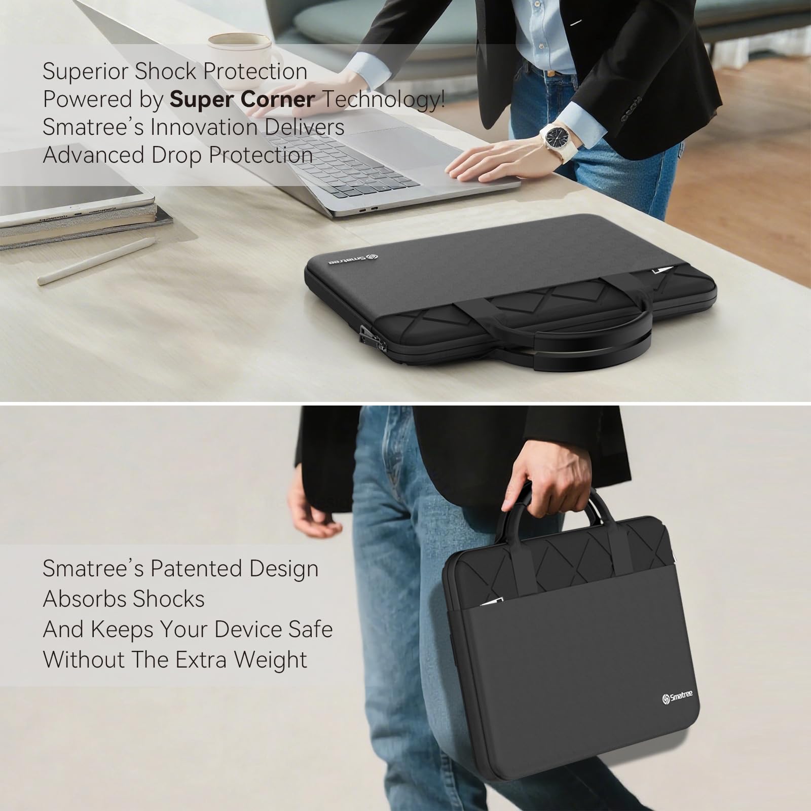Smatree Custodia porta laptop da 18 pollici per ASUS ROG Strix Scar 18 2025/2024/2023, per ROG Strix G18 2025/2024/2023 Gaming Laptop, Custodia protettiva per laptop ASUS con tasca per accessori