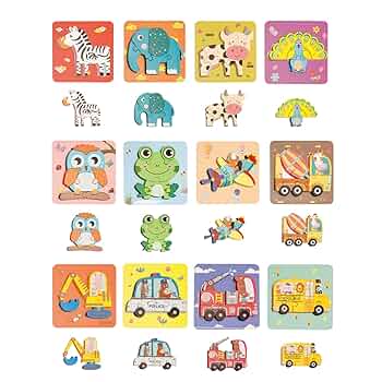 Amazon.co.jp: PLUSPLUS パズル 3歳 2歳 1歳 モンテッソーリ