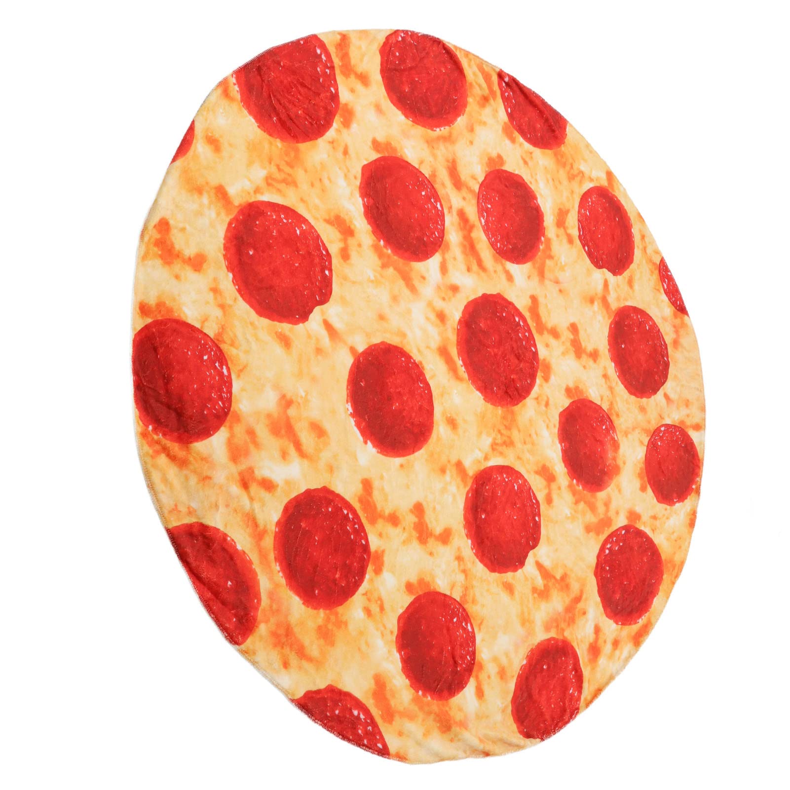 Couverture flanelle pizza chaude pour stopper le froid sur le canapé lit