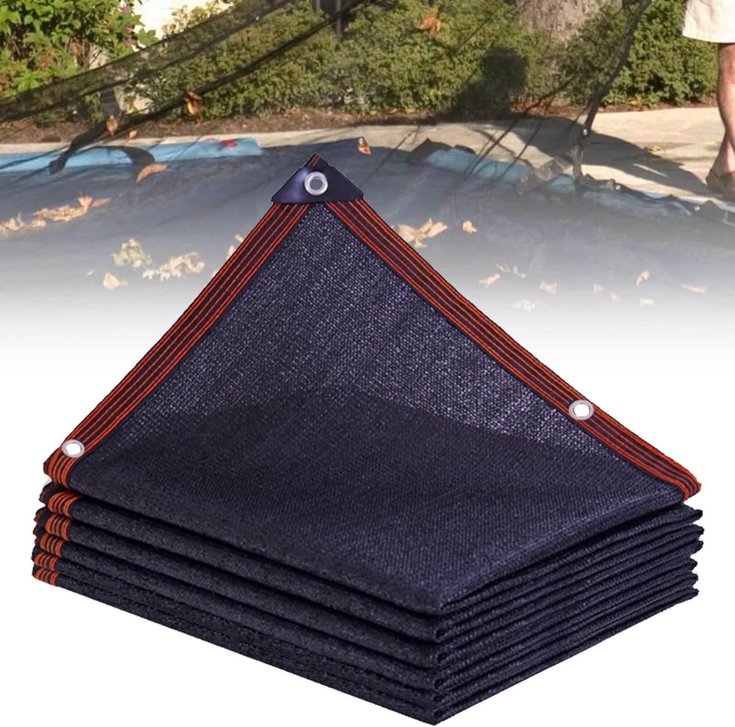YLZBA Pool Leaf Net Cover for Inground and Above Ground Swimming