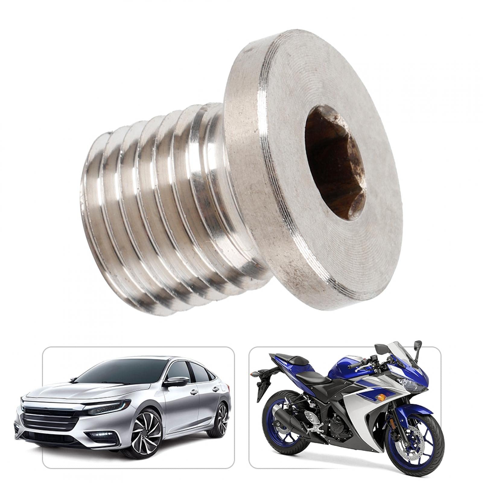 Bang Moto Tappo di chiusura per sonda Lambda O2 M12 1,25 mm per auto