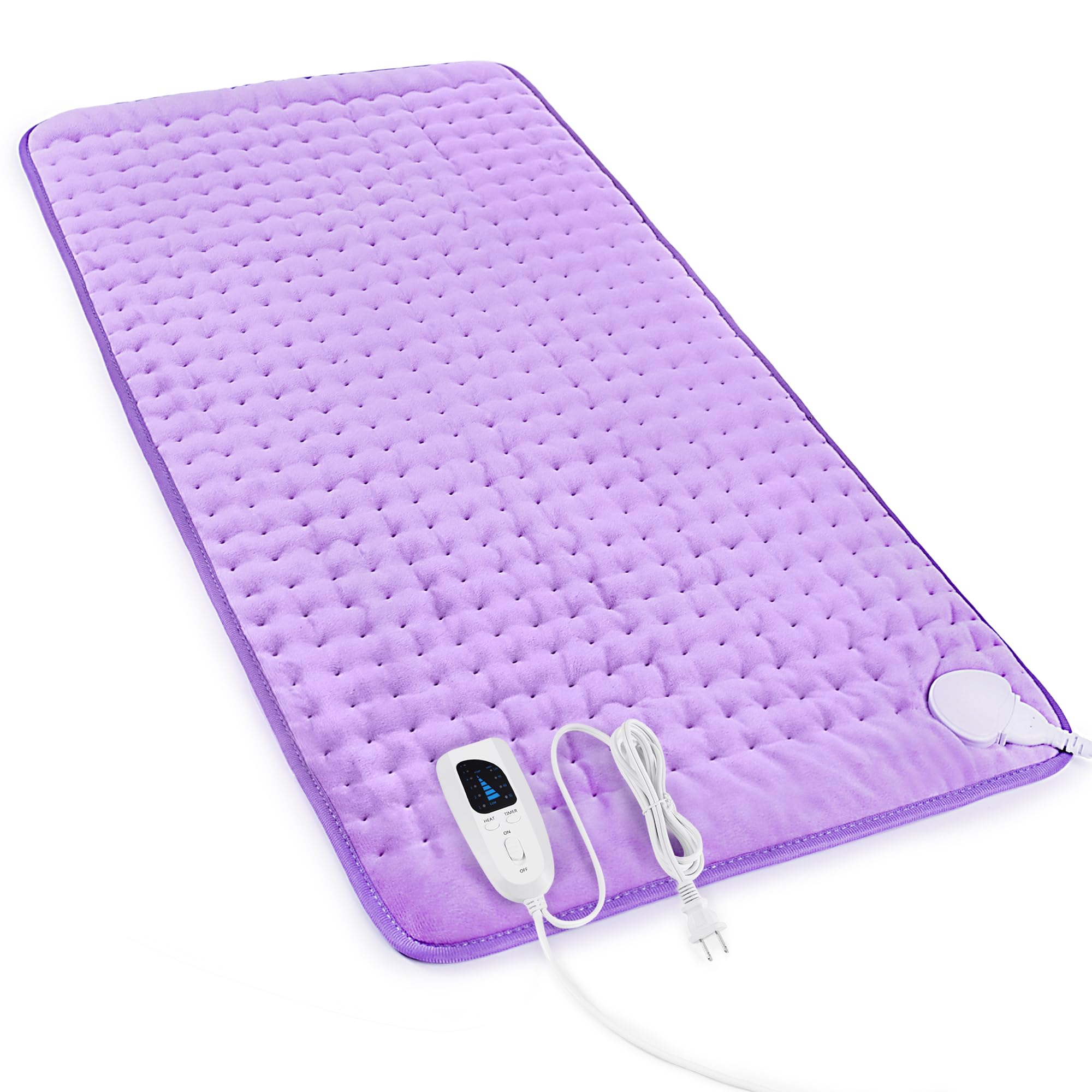 Heating Pad,Electric Heating Pads,Heating Pad for Back,Lavender,33x17 Inch
