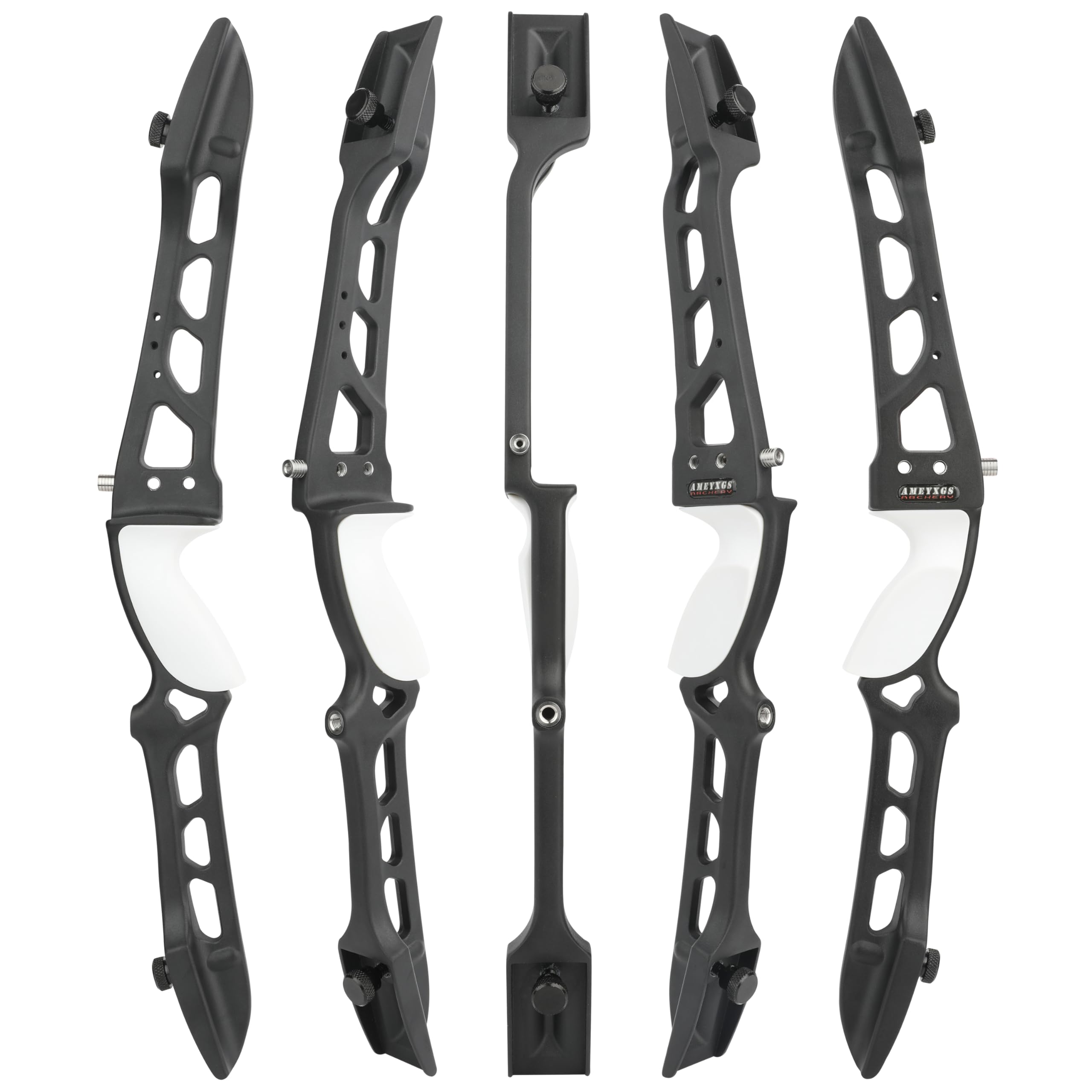 68" Recurvebogen 36 lbs - Rechtshänder Take-Down Bogen mit Aluminium Griff und Laminat Armen für Jagd und Bogenschießtraining
