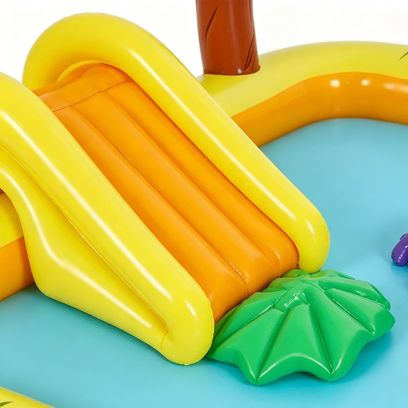 Nadmuchiwany Basen dla Dzieci Zabawki Nadmuchiwane z Motywem Dżungli i | Zabawki plażowe dla dzieci Na Podwórko Ogród Trawnik Taras Werandę Ganek Park Plac