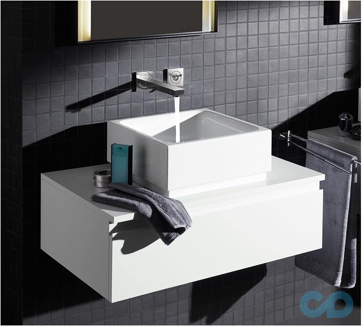 GROHE 19997000 Eurocube Joy 2-Hole Basin Mixer - Medium Spout, Chrome