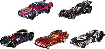 Amazon.co.jp: ホットウィール キャプテンアメリカ 5カーパック DJT61