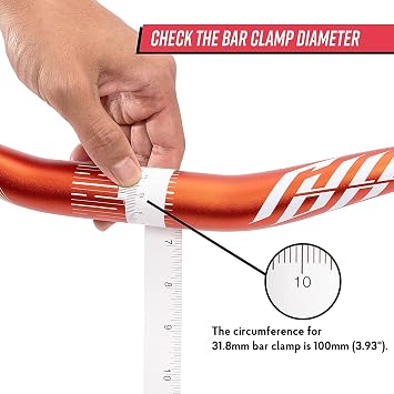 Funn Flame On MTB Flat Handlebar, 31.8mm Clamp, 680mm Wide (Black)