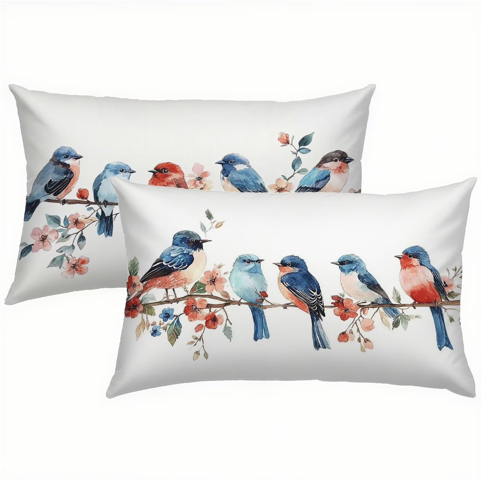 Housse coussin exterieur imperméable 60x80 cm velours pour canapé de jardin et salon