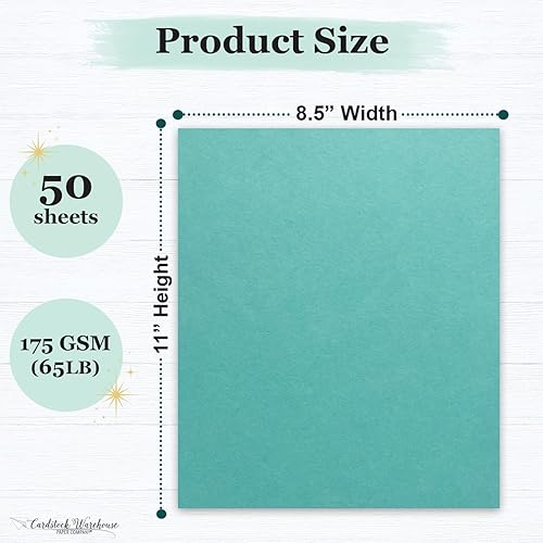 Miniatura 2 de Poptone papel cartulina - 8.5 X 11 Pulgadas 65 libras Cubierta - 50 hojas de Cardstock Warehouse