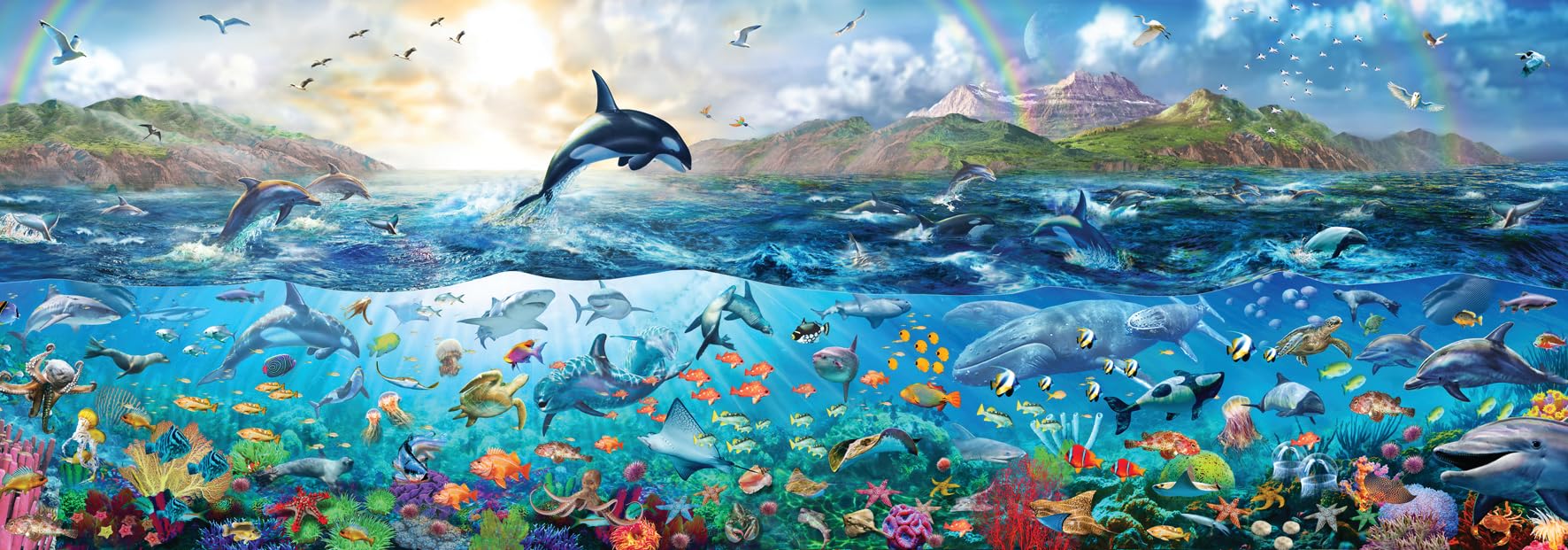 Anatolian Puzzle - Ocean Panorama, 1000 Piece Jigsaw Puzzle, #1121