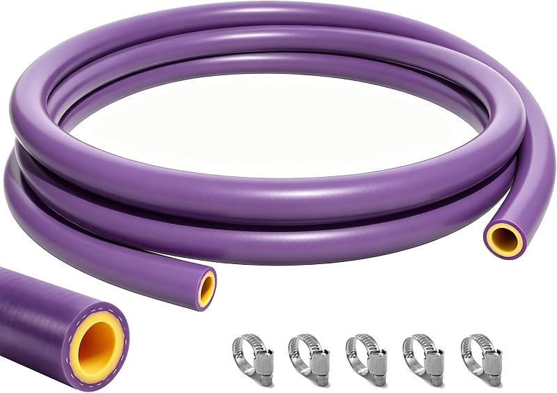 Mangueira de aquecedor em silicone Uselection 1/2" ID x 1,52 m para líquido de arrefecimento – 1 unidade