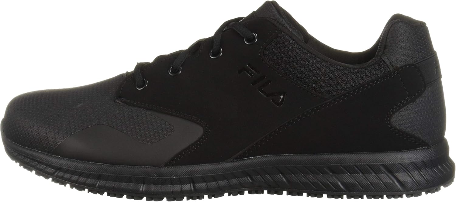 Fila Men's Memory Layers Slip Resistant Work Shoe Food Service