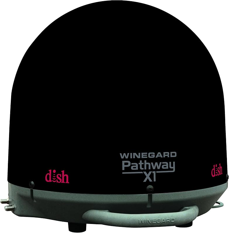 Winegard PA-2035 Pathway X1 Automatic Portable Truck Satellite TV Antenna for Dish, Black