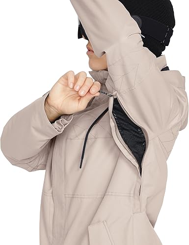 Miniatura 3 de Volcom Fawn - Chaqueta con capucha para mujer con aislamiento para snowboard y esquí, Violeta (Violet Ice)