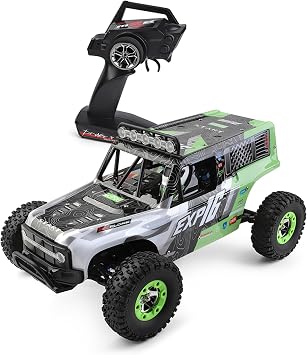 WLtoys LED Light 4WD Off-Road Crawler Vehicle Green Electric Toys Gift Boys Girls -1