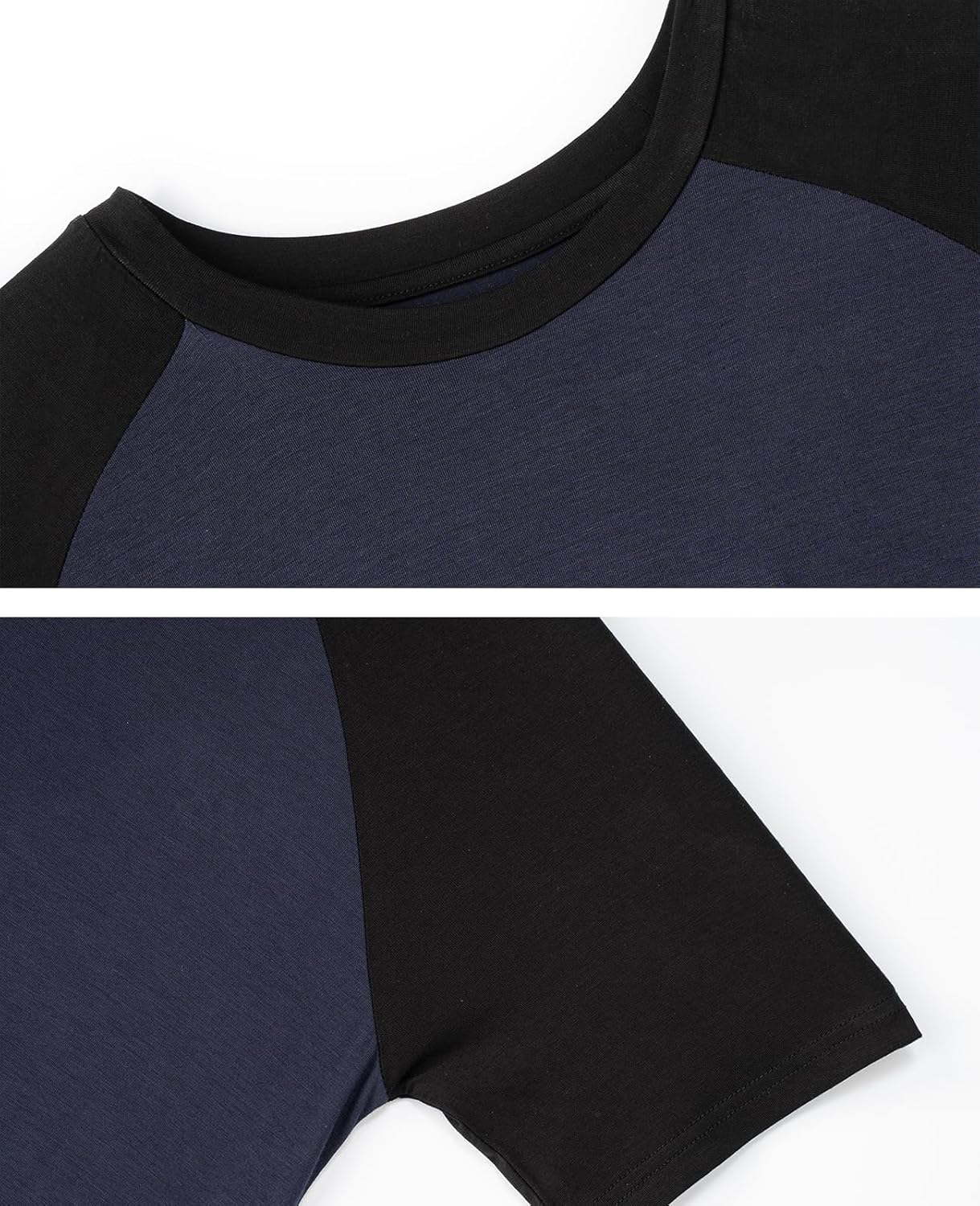 HEAVYWOOD Mens Nightshirt Pajamas Short Sleeve Nightgown Sleepwear Big&Tall Sleep Shirts - Image 5