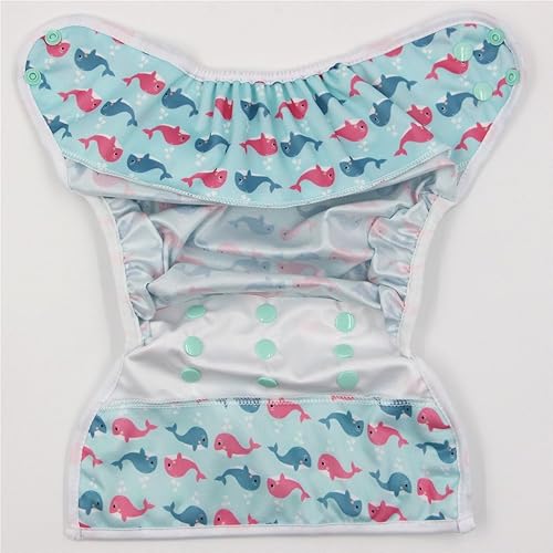 Miniatura 7 de JOBEBE Pañal de tela para bebé, reutilizable, lavable, ajustable